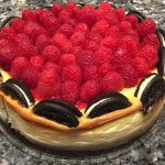 Gluten Free Raspberry Vanilla Oreo Cheesecake