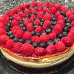 Gluten Free Raspberry Vanilla Cheesecake